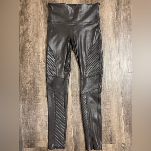 SPANX Pants - Spanx Faux Leather Moto Leggings